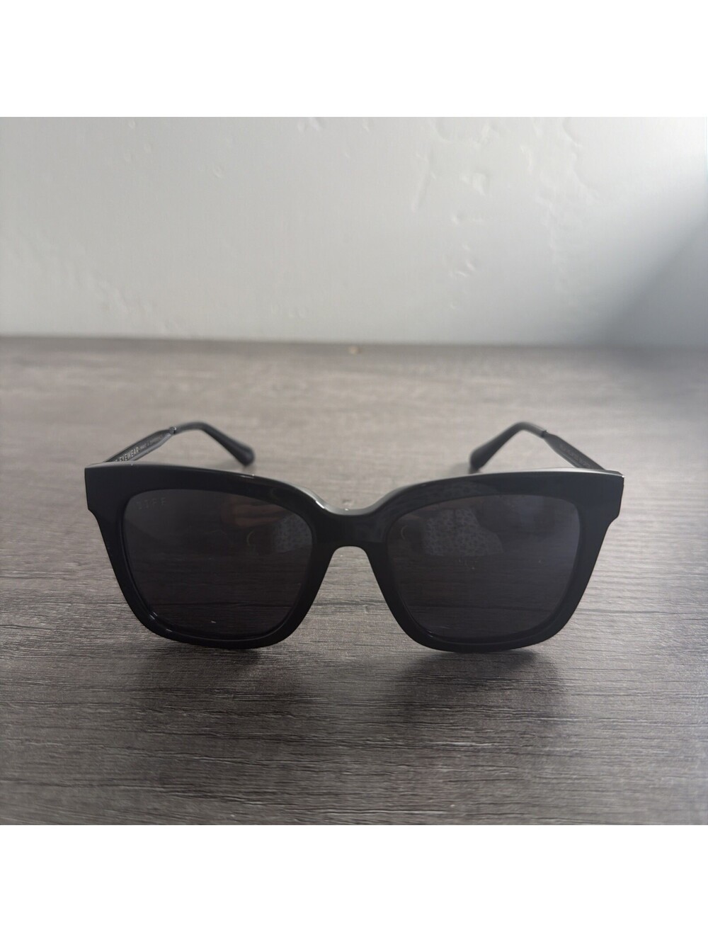 Diff Sunglasses Bella Black BK-GR10P FRAMES ONLY